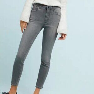 Anthropologie Pilcro and the Letterpress Gray High Rise Skinny Jeans Size 26